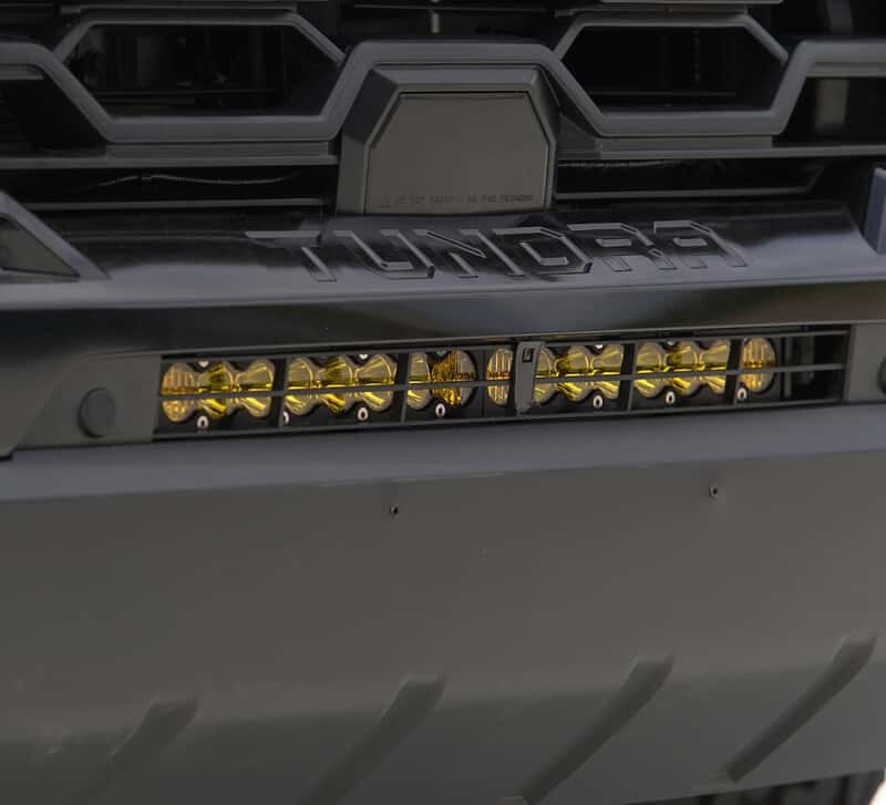 Baja Designs — Baja Designs 2022 Toyota Tundra 20in S8 Behind Bumper Light Mount Kit - Amber - view 3