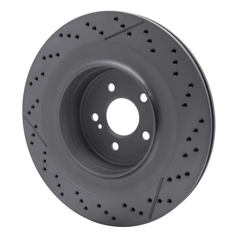 DFC — DFC 10-18 Mercedes-Benz C63 AMG Rear Drilled GeoSPEC Coated Rotor and Slotted
DFC Brake Rotor - view 4