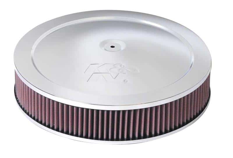 K&N Engineering — K&N 14in Red Custom Air Cleaner Assembly - 5.125in ID x 14in OD x 2.75in H x 1.25in Drop Base
Round Air Filter Ass
Air Filter Assembly - view 2