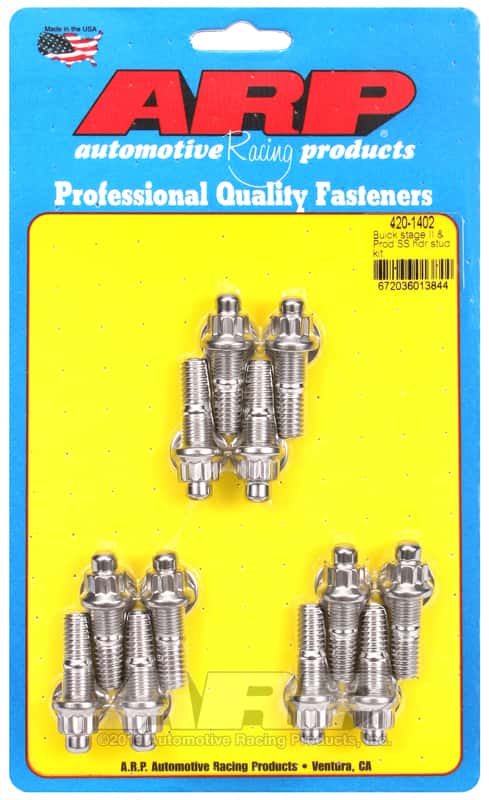 ARP — ARP Buick Stage II & Prod SS header stud kit - view 1