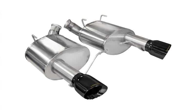 CORSA Performance — Corsa 2011-2014 Ford Mustang GT/Boss 302 5.0L V8 Black Sport Axle-Back Exhaust
Exhaust - view 2