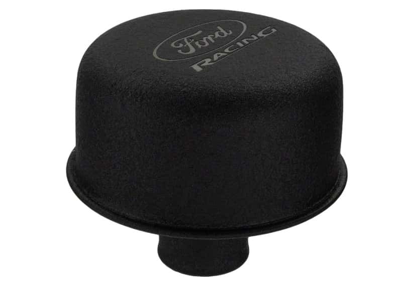 Ford Racing — Ford Racing Black Breather Cap W/ Ford Racing Logo - view 3
