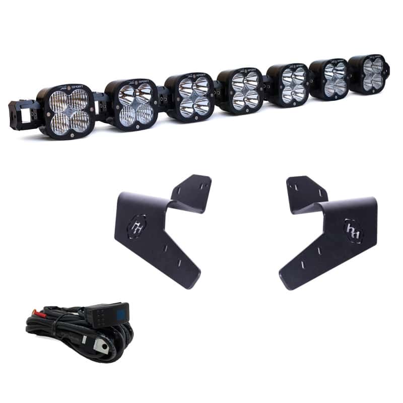 Baja Designs — Baja Designs 2024+ Can-Am Maverick R 7XL Linkable Roof Mount Kit - view 1
