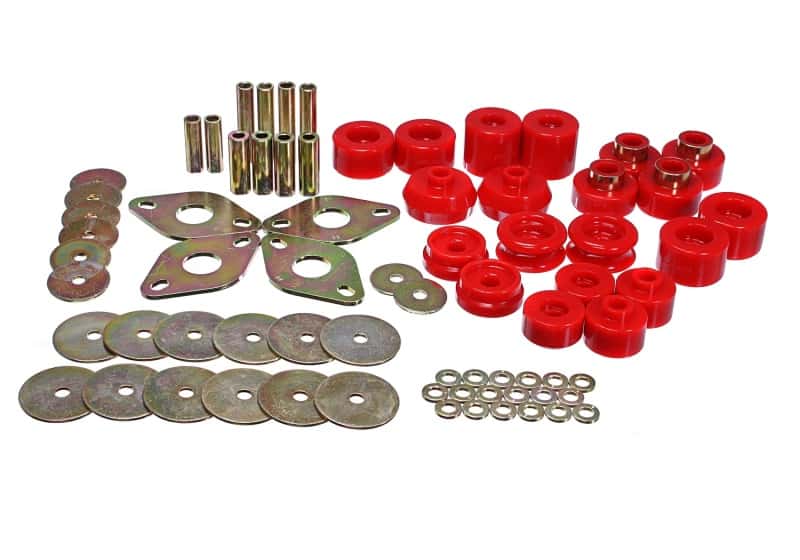 Energy Suspension — Energy Suspension 00-02 Toyota 4-Runner 2WD/4WD Red Body Mount Bushing Set
BodyMntBshKt - view 2