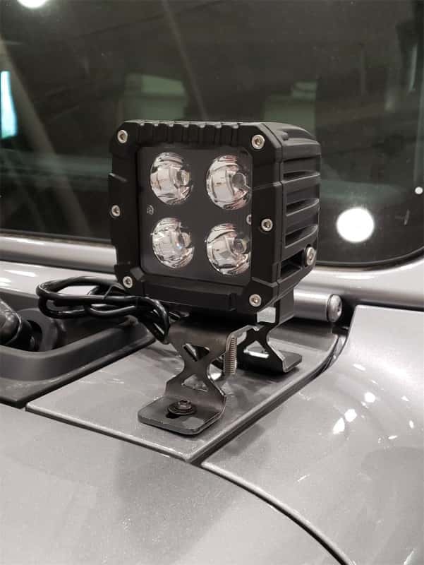 Dee Zee — Dee Zee 18-23 Jeep JL Cowl Single Cube Light Bracket
FogDrLtMtBkt - view 4