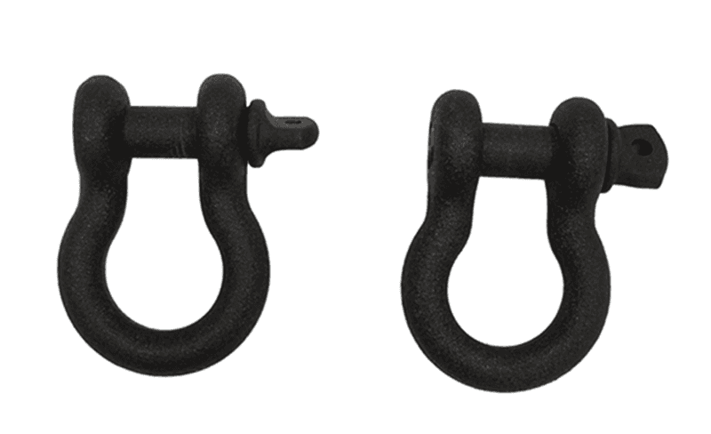 Fishbone Offroad — Fishbone Offroad D Ring 3/4In Gloss - Black 2 Piece Set - view 1