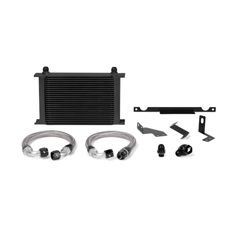 Mishimoto — Mishimoto Mitsubishi Evolution 7/8/9 Black Oil Cooler Kit - view 2