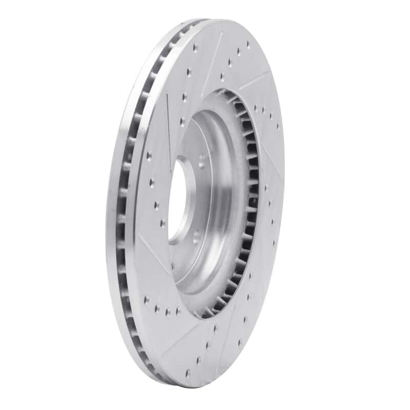R1 Concepts — R1 15-25 Hyundai Kona EV Front Right Drilled & Slotted Silver Brake Rotor
R1 Brake Rotor Drill - view 4