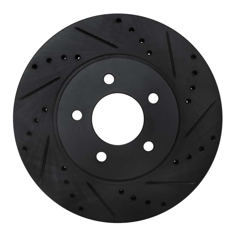 R1 Concepts — R1 05-12 Ford Escape Front Right Drilled & Slotted Black Brake Rotor
R1 Brake Rotor Drill - view 1