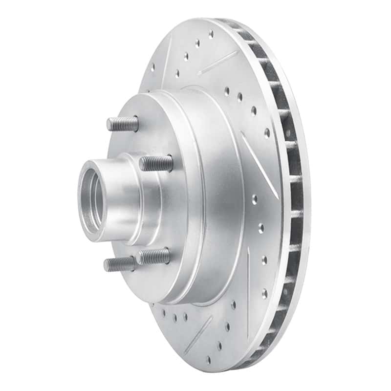 R1 Concepts — R1 1991-1996 Buick Roadmaster Front Left Drilled & Slotted Silver Brake Rotor
R1 Brake Rotor Drill - view 2