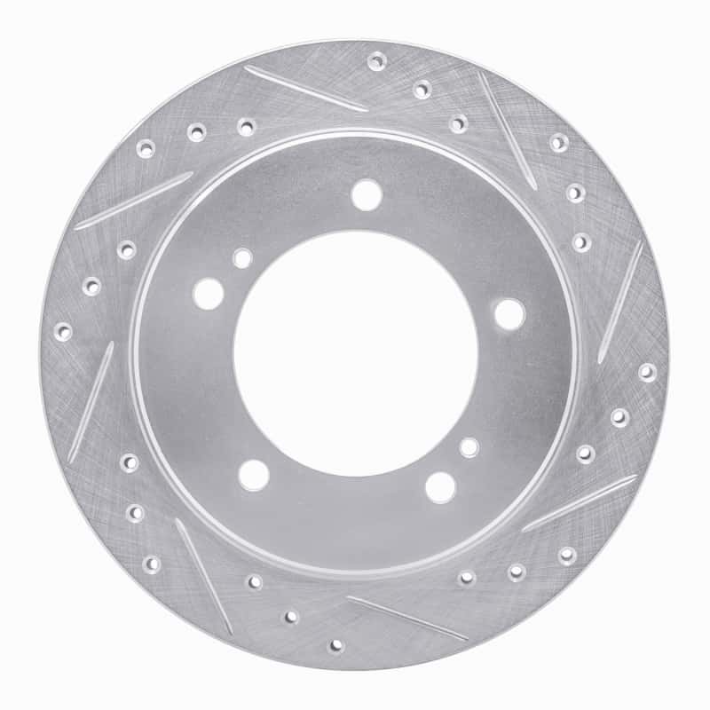 R1 Concepts — R1 91-98 Chevrolet Tracker Front Right Drilled & Slotted Silver Brake Rotor
R1 Brake Rotor Drill - view 1