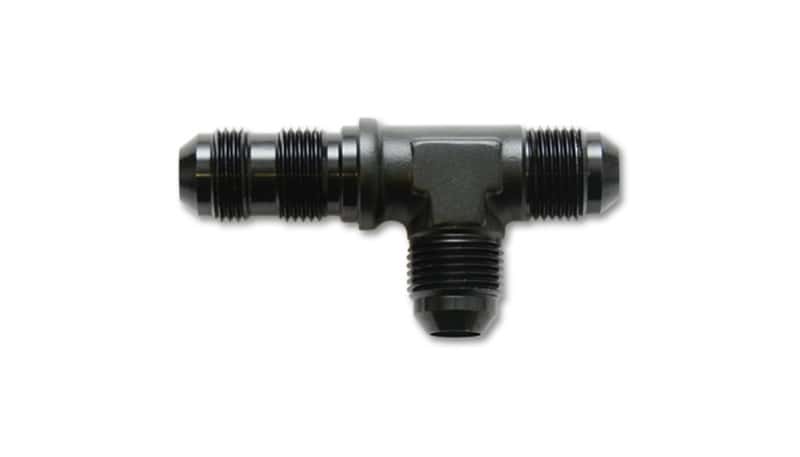 Vibrant — Vibrant -3AN Bulkhead Adapter Tee on Run Fittings - Anodized Black Only
-3ANBulkheadTeeOnRun
3ANBlkhdTOnRunAdptr
AN Fitting - view 1