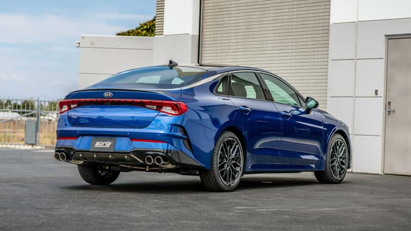 Borla — Borla 21-23 Kia K5 GT 2.5L i4 AT FWD 4DR 2.00in 2.75in S-Type Exhaust
Cat-Back System - view 3