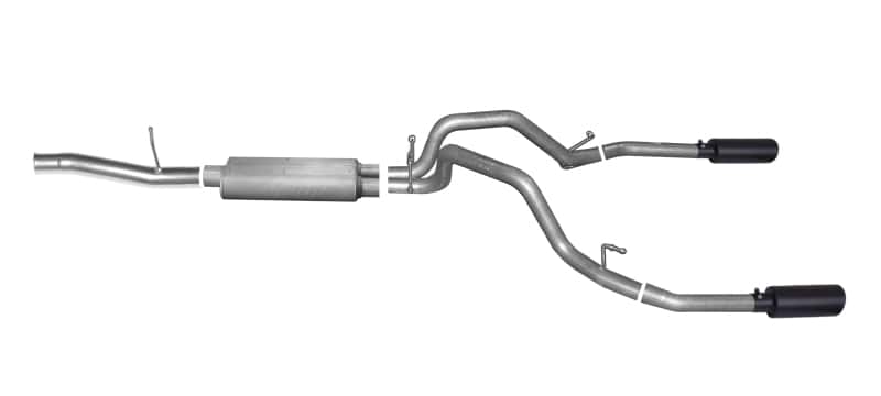 Gibson — Gibson 10-13 Chevrolet Silverado 1500 LT 4.8L 2.25in Cat-Back Dual Split Exhaust - Black Elite
Truck/Suv - view 1