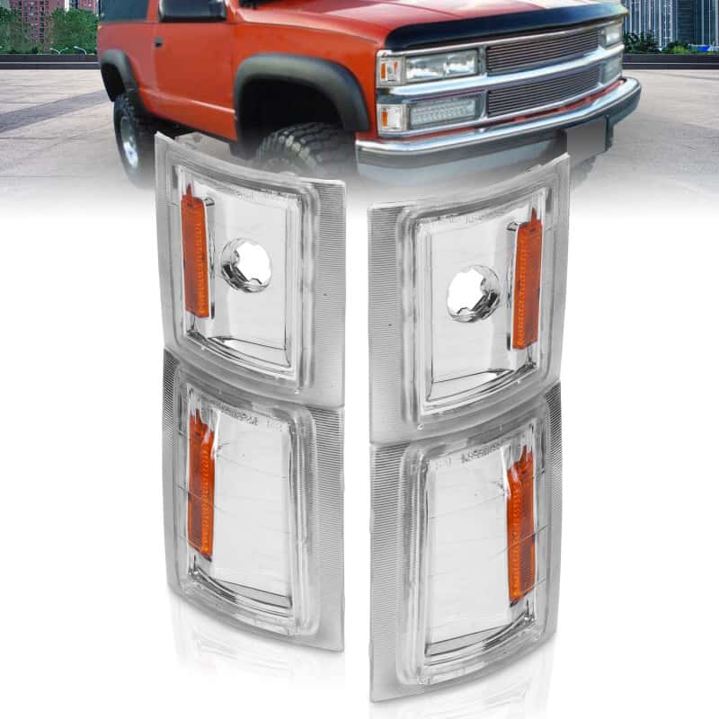 ANZO — ANZO 1994-1998 Chevrolet Blazer Corner Lights Clear Lens w/ Amber Reflector
CornerLghtAssy - view 2