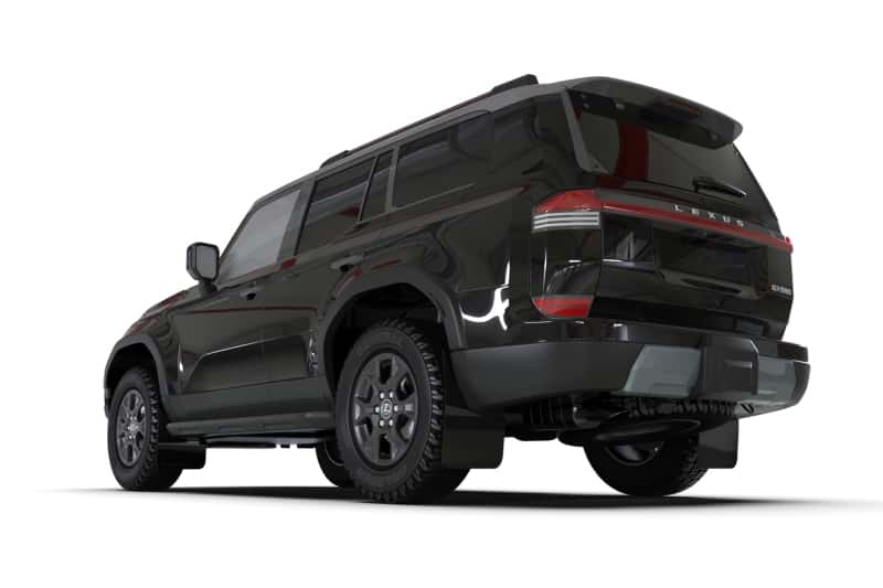 Rally Armor — Rally Armor 24-26 Lexus GX-550 Overtrail Black UR Mud Flap Metallic Black Logo
Mud Flap - view 3