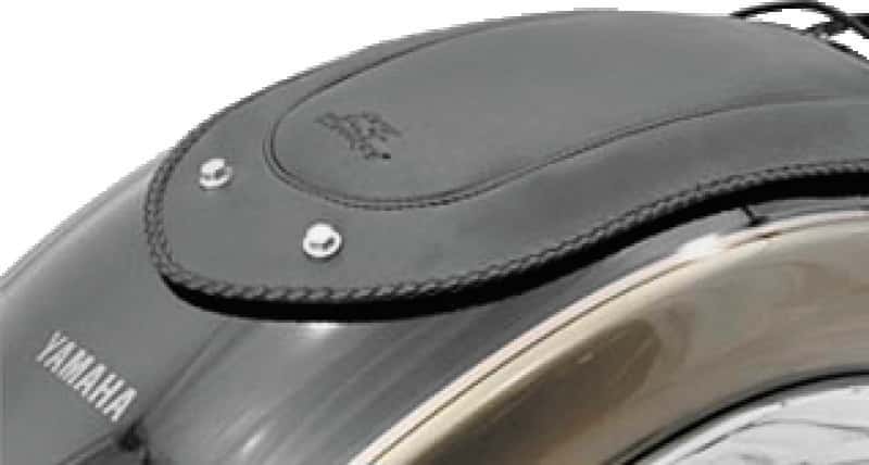 Mustang Motorcycle — Mustang 82-03 Harley Sportster Standard Touring Solo Seat w/Studs - Black - view 2