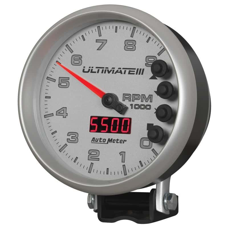 AutoMeter — Autometer 5 inch Ultimate III Playback Tachometer 9000 RPM - Silver
5" ULTIMATE III PLAY - view 8