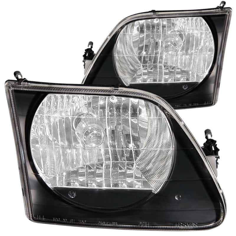 ANZO — ANZO 1997.5-2003 Ford F-150 Crystal Headlights Black G2
Head Light Set
HdLtSet - view 2