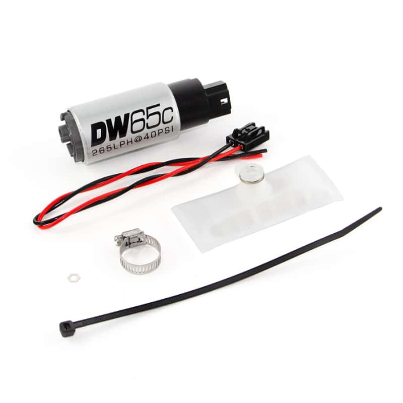DeatschWerks — DeatschWerks 88-91 BMW 325i DW65C 265lph Compact Fuel Pump w/ Install Kit (w/o Mounting Clips) - view 2