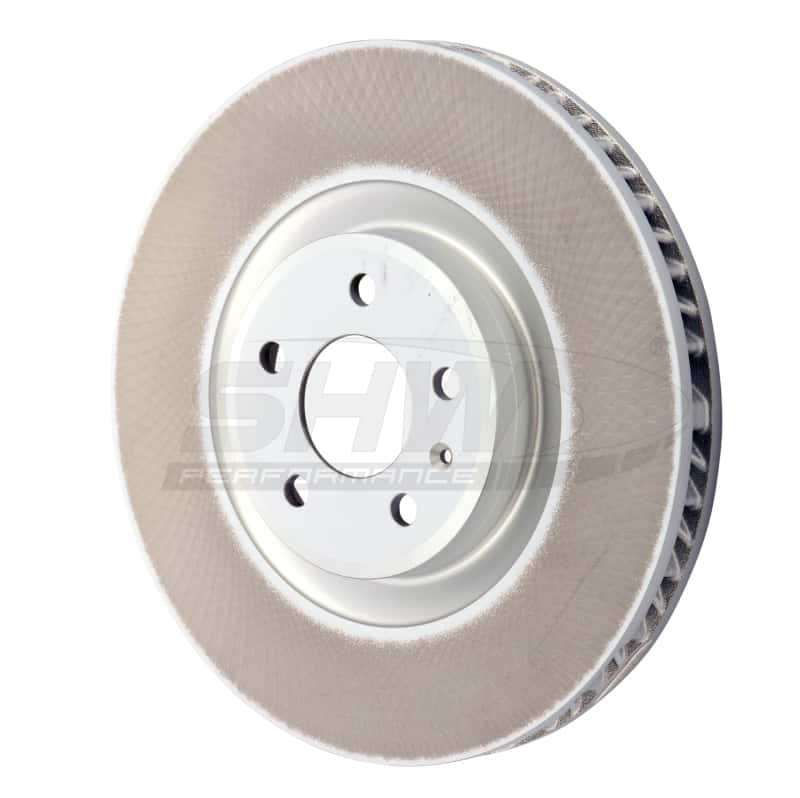 SHW Performance — SHW 15-18 Porsche Macan S 3.0L w/o Ceramics Left Front Smooth Monobloc Brake Rotor (95B615301T) - view 2