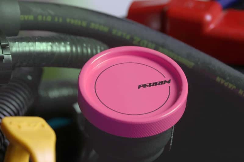 Perrin Performance — PERRIN 02-25 Subaru Impreza/WRX/STI & 13-25 Crosstrek/BRZ/FR-S/GR86/GR86 Oil Fill Cap - Hyper Pink - view 5