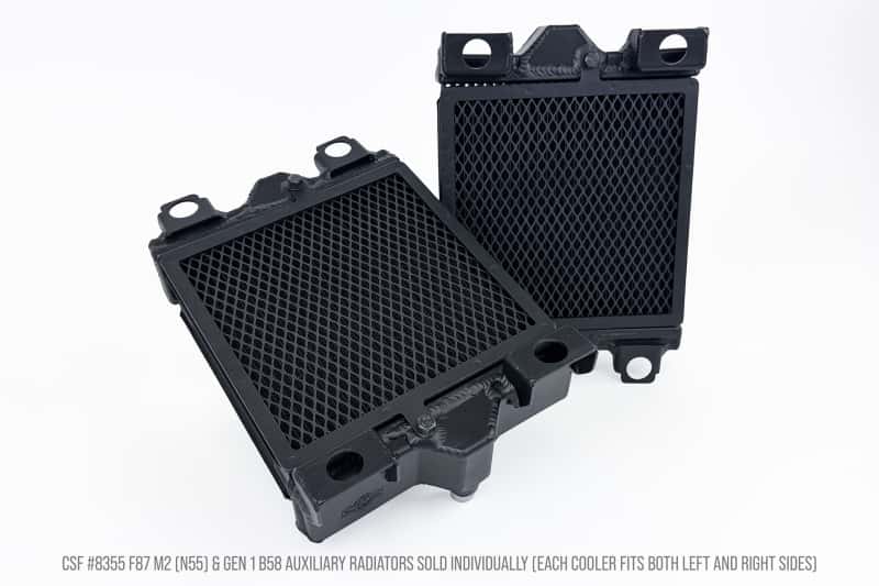 CSF — CSF BMW F87 M2 and Gen 1 B58 High Performance Auxiliary Radiator
CSF Aux Radiator - view 7