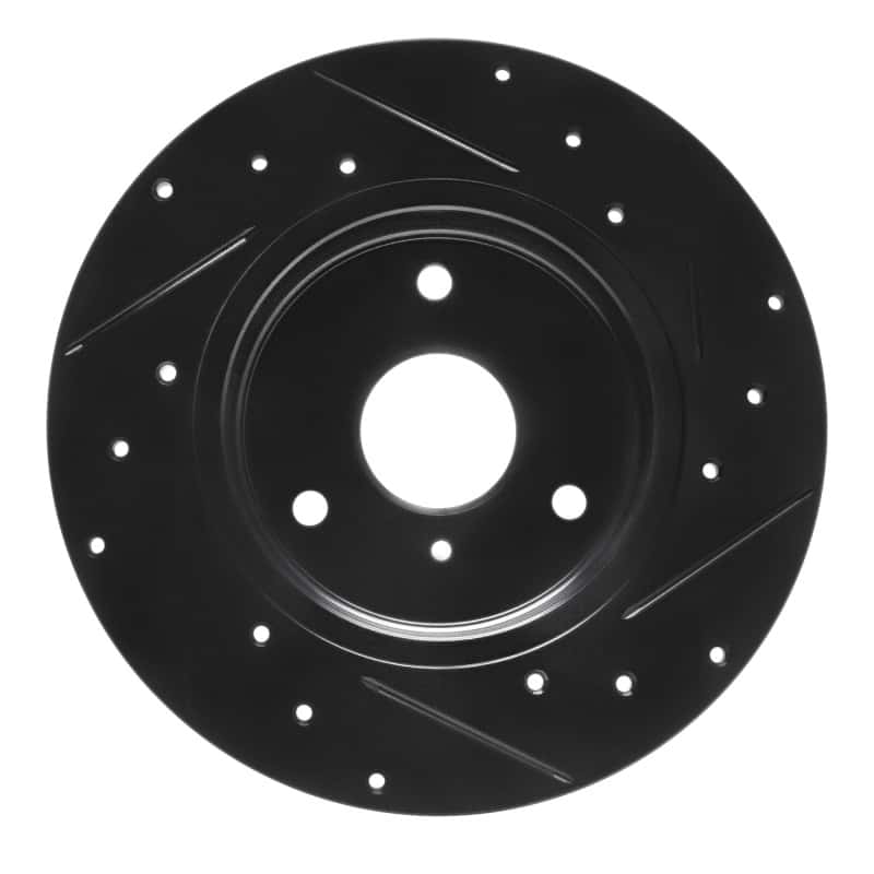 R1 Concepts — R1 05-16 Smart Fortwo Front Left Drilled & Slotted Black Brake Rotor
R1 Brake Rotor Drill - view 5