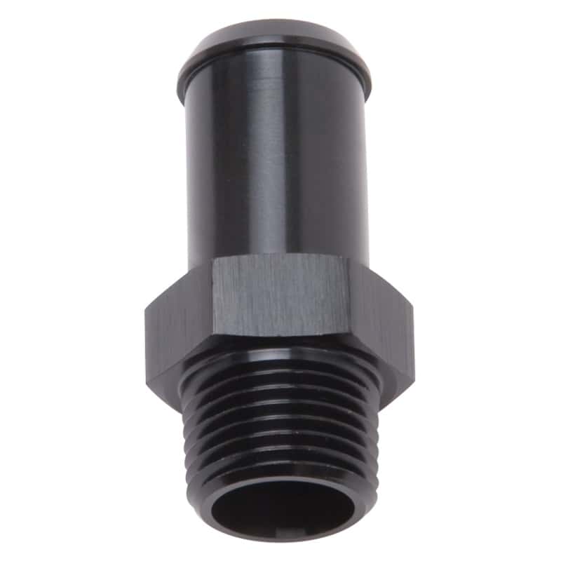 Edelbrock — Edelbrock Hose End Straight 3/8In NPT to 5/8In Barb Black Anodize
KIT PARTS - view 1