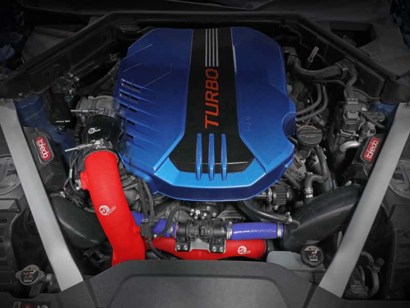 aFe — aFe Kia Stinger 18-22 V6-3.3L (tt) BladeRunner Cold Charge Pipe- Red
Cold Charge Pipe - view 7