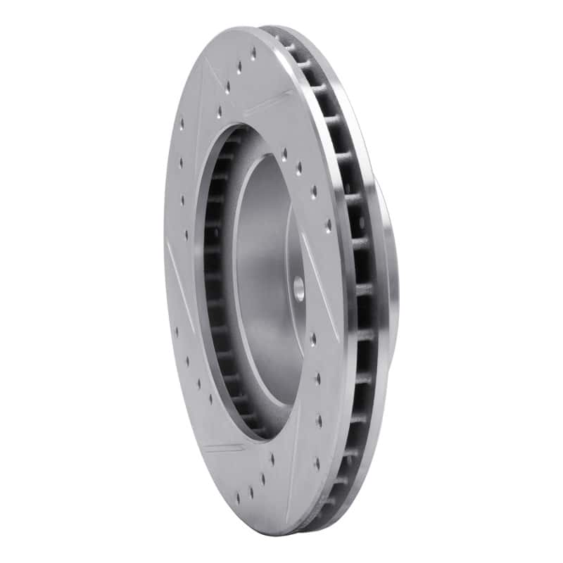 R1 Concepts — R1 90-01 Subaru Legacy Front Right Drilled & Slotted Silver Brake Rotor
R1 Brake Rotor Drill - view 4