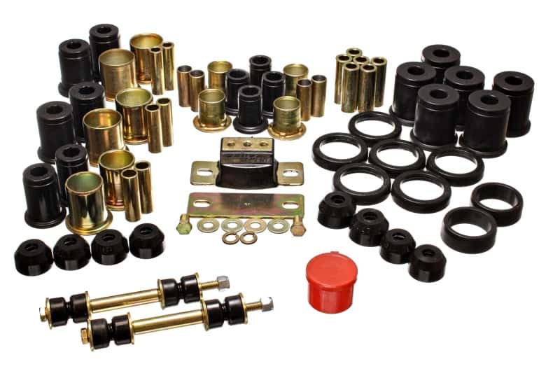 Energy Suspension — Energy Suspension 80-90 Chevrolet Belair/Biscayne/Caprice/Impala/Station Wagon Black Hyper-flex Mast
Master Bushing Kit - view 1