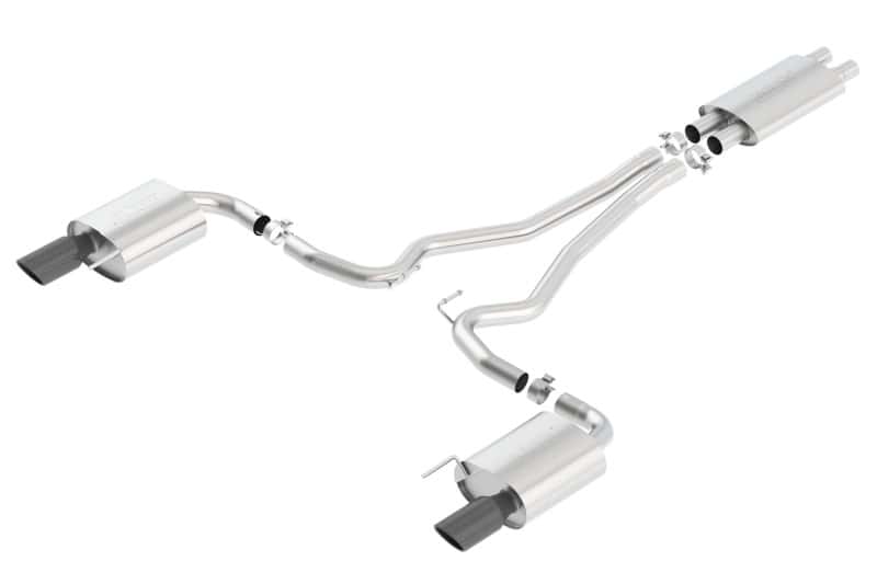 Borla — Borla Touring Cat-Back 15 Ford Mustang GT 5.0L V8 MT/AT 2.5in pipe Black 4in tip
Cat-Back System
ExhstSysKt - view 4