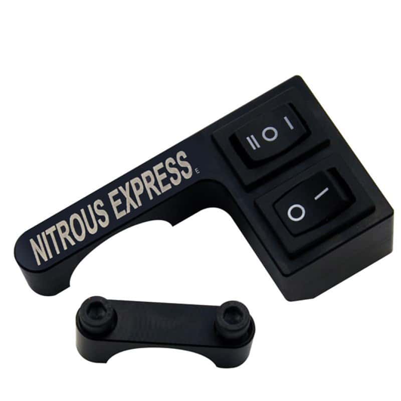 Nitrous Express — Nitrous Express Handle Bar Switch Mount (7/8in Bar and Switches Off to Right Side)
MotorcycleHandleSw
Handle Bar Mount - view 3
