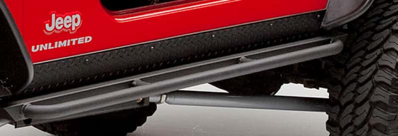 Body Armor 4x4 — Body Armor 4x4 97-06 Jeep Wrangler TJ Rockcrawler Side Steps
Side Guards - view 3