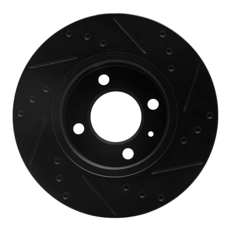 R1 Concepts — R1 09-17 Volkswagen SAVEIRO (Mexico) Front Left Drilled & Slotted Black Brake Rotor
R1 Brake Rotor Drill - view 5