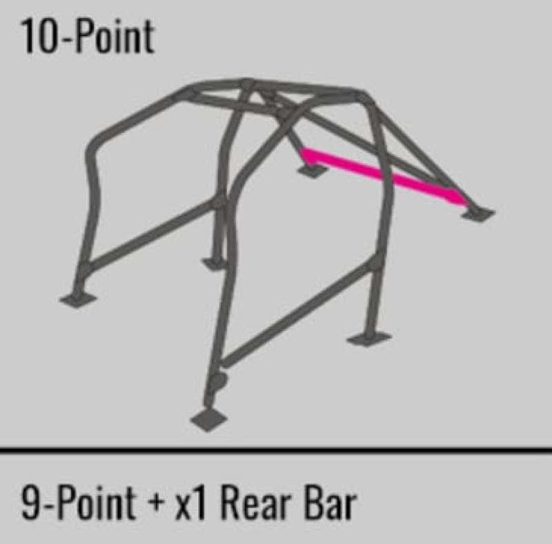 Cusco — Cusco Safety 21 Steel Roll Cage 10P 40mm Hyundai Genesis CP w/Sunroof - view 4
