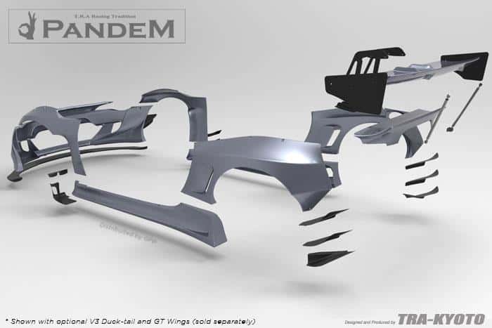 GReddy — GReddy Pandem V3 Aero / Toyota 86 / Scion FR-S / Subaru BRZ Aero Kit without Wings - view 7