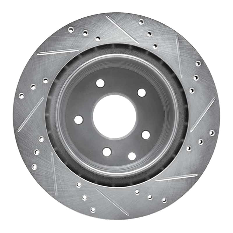 R1 Concepts — R1 09-20 Nissan 370Z Rear Left Drilled & Slotted Silver Brake Rotor
R1 Brake Rotor Drill - view 5