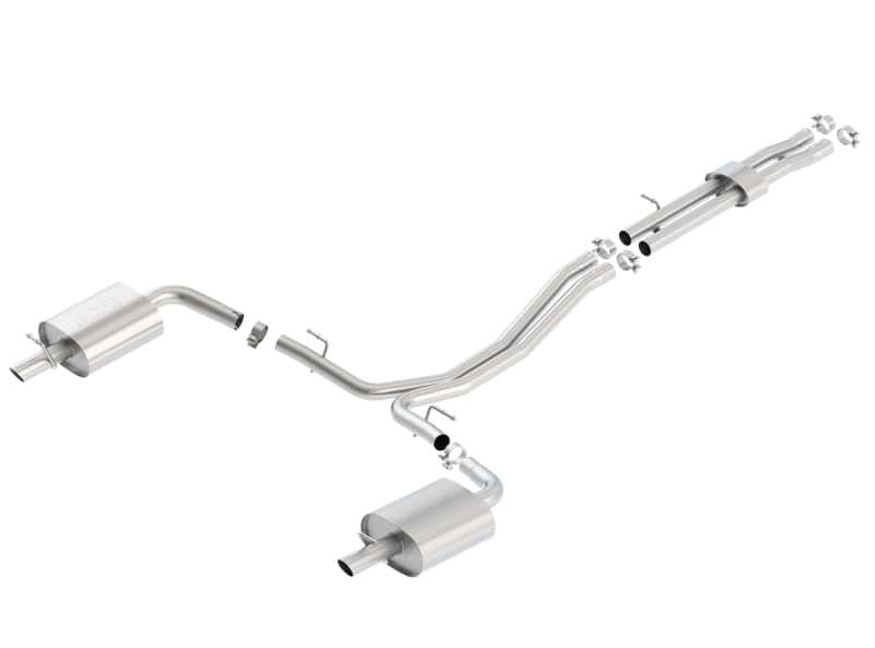 Borla — Borla 2016 Ford Explorer 3.5L EcoBoost Dual Split Rear Ext SS S-Type CB Exhaust (No Tips)
Cat-Back System - view 2