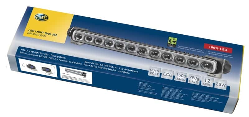 Hella — Hella Led Light Bar 350 / 14in Driving Beam - Clear - view 19