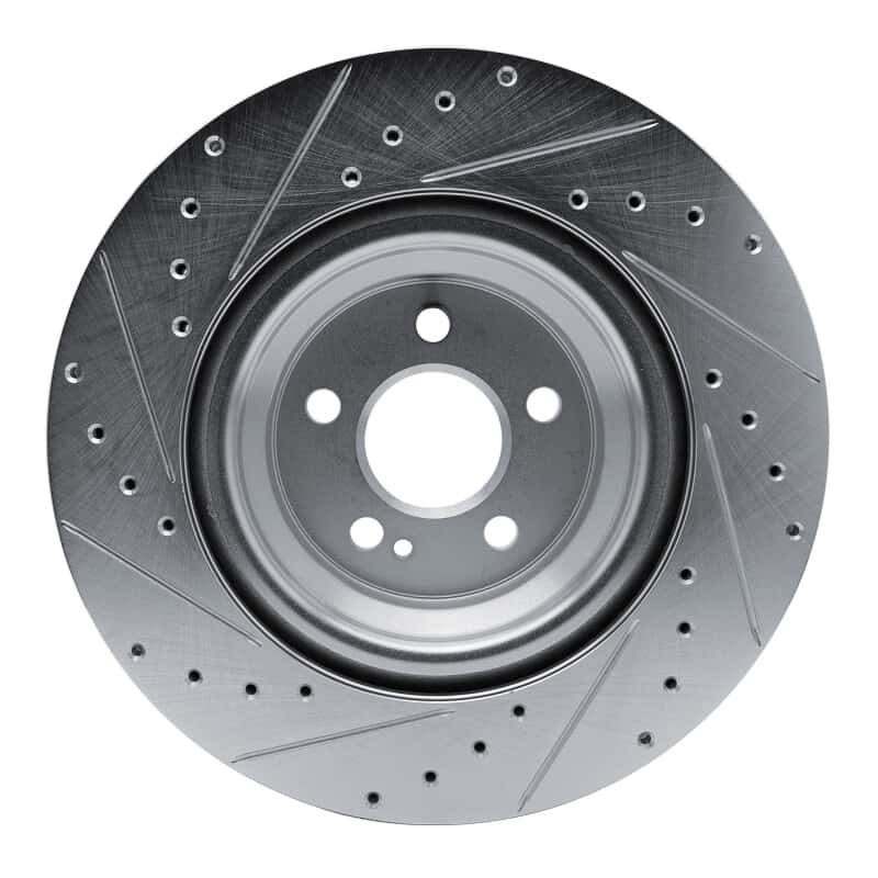 R1 Concepts — R1 20-26 Mercedes-Benz GLS450 Rear Right Drilled & Slotted Silver Brake Rotor
R1 Brake Rotor Drill - view 5