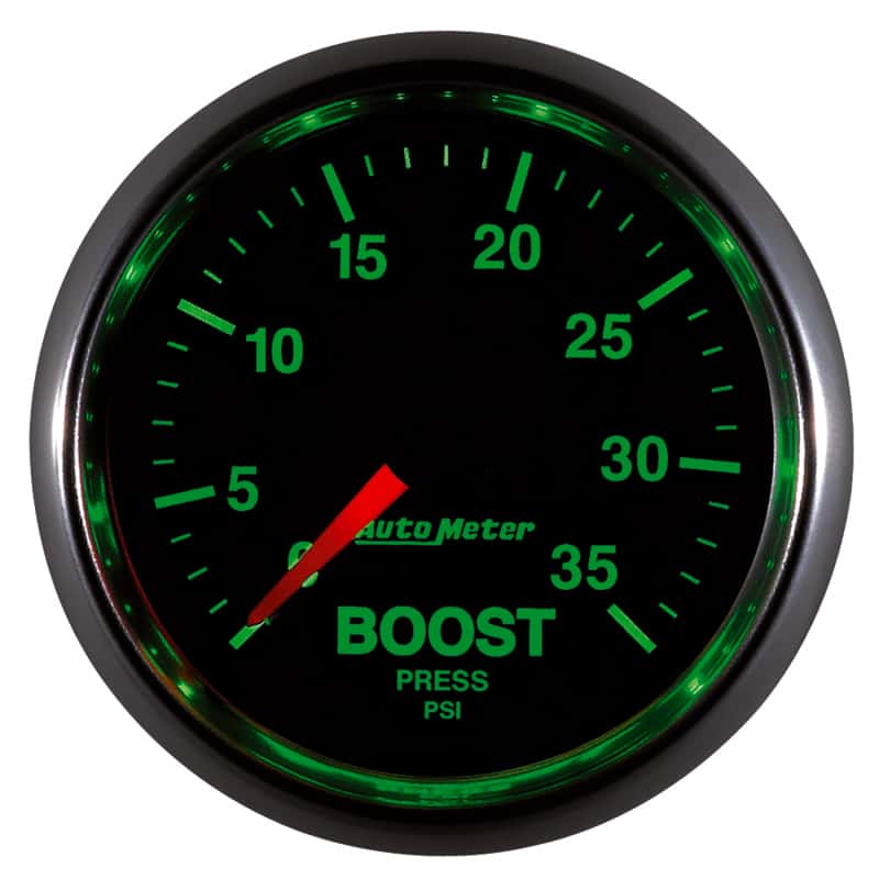 AutoMeter — AutoMeter GS 2 1/16 inch 35PSI Mechanical Boost Gauge
2-1/16" BOOST, 0-35 - view 11