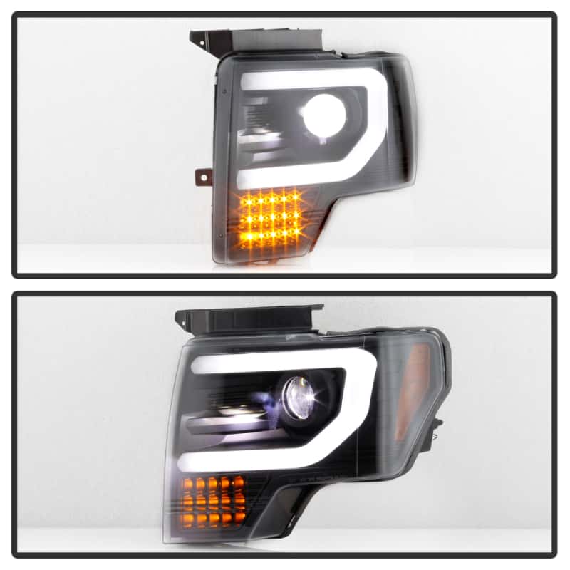SPYDER — Spyder Ford F150 09-14 Halogen Light Bar Projector Headlights Black PRO-YD-FF15009PL-SEQ-BK
Projector Headlights
Head Light Set - view 16