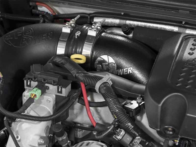 aFe — aFe Bladerunner Manifolds Turbo Inlet MAN Turbo Inlet GM Diesel Trucks 06-10 V8-6.6L (td)
Turbo Inlet Manifold - view 2