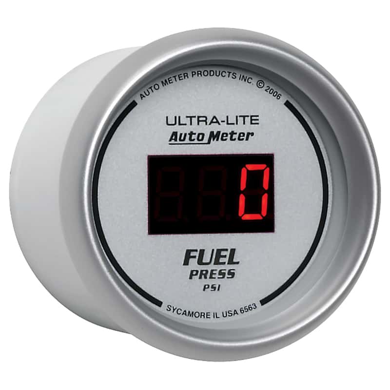 AutoMeter — Autometer Ultra-Lite 52MM 5-100 PSI Digital Fuel Pressure Gauge
2-1/16" FUEL PRESS, - view 4