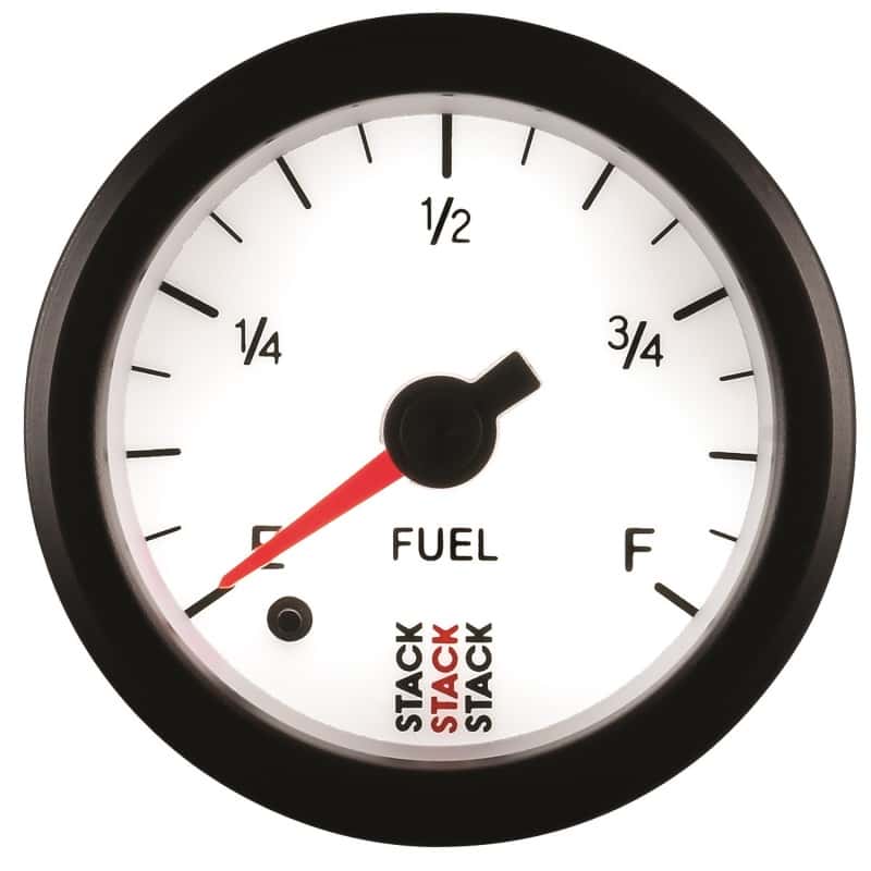 AutoMeter — Autometer Stack 52mm 0-280 Ohm Programmable Pro Stepper Motor Fuel Level Gauge - White
Ga Fu ProStpr W Univ - view 4