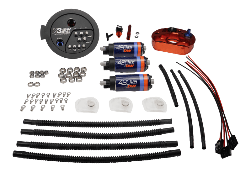 DeatschWerks — DeatschWerks 20-24 A90/91 Toyota Supra/G8X BMW M3/M4 Fuel Pump Module w/Triple DW420s
Fuel Pumps - view 2