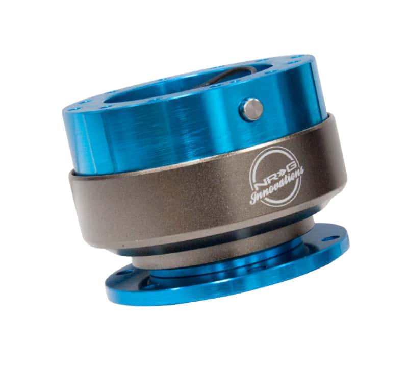 NRG — NRG Quick Release Gen 2.0 - New Blue Body / Titanium Chrome Ring - view 1