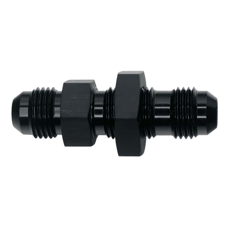 DeatschWerks — DeatschWerks 6AN Male Flare to 6AN Male Flare Bulkhead Adapter (Incl Nut) - Anodized Matte Black
Lines & Fittings - view 1